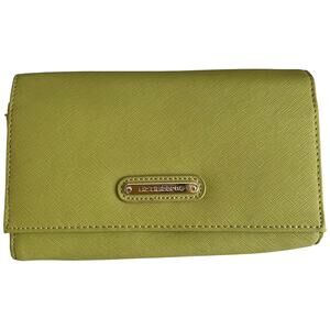 Liz Claiborne Green Long Wallet, 7.75"1.5"x4.75"